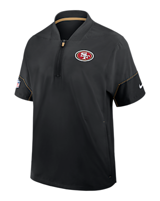 San Francisco 49ers Sideline Coach Men's Nike NFL 1/2-Zip Short